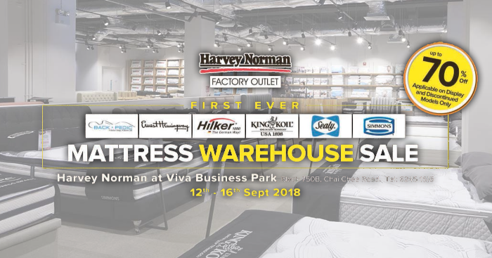 Need a mattress Check out Harvey Norman Factory Outlet s first