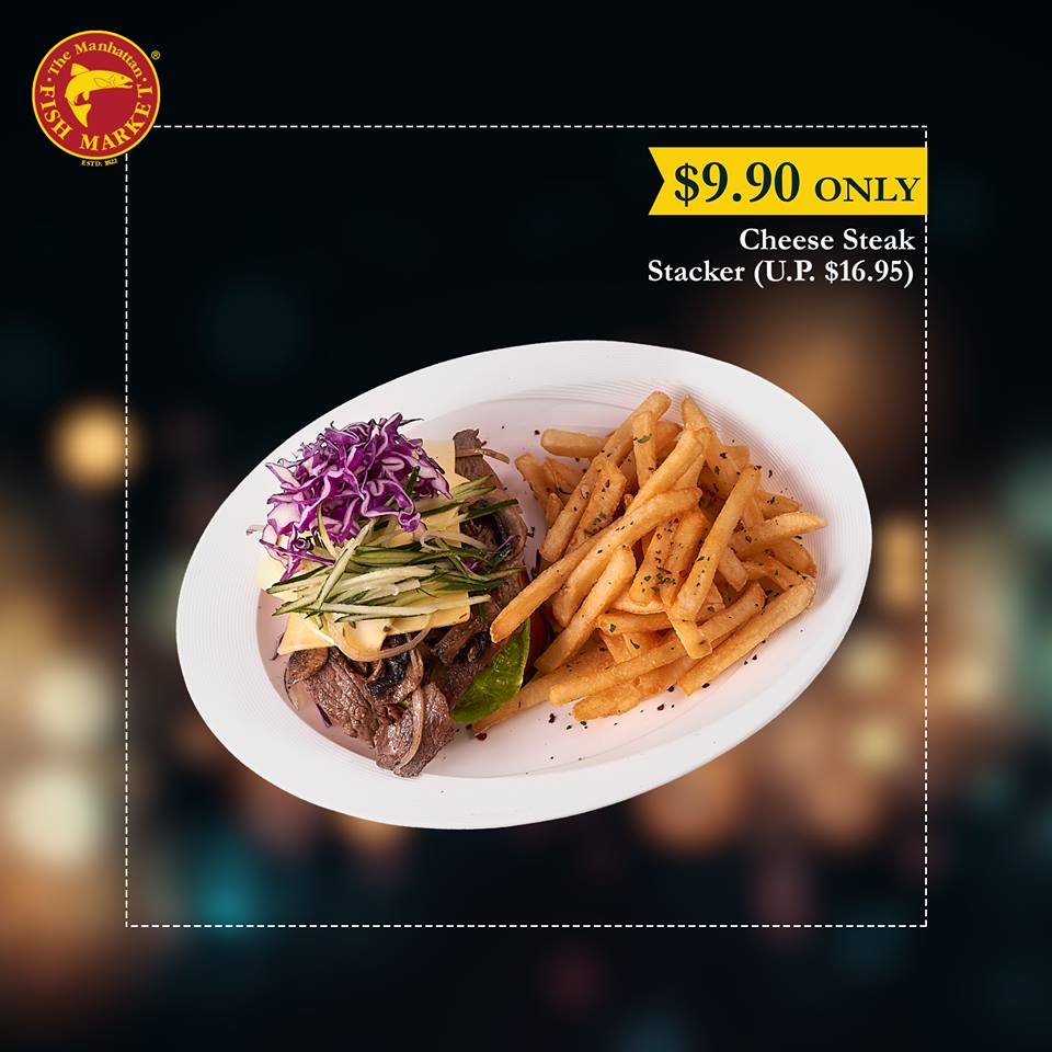 Flash these images to enjoy $9.90 & $10.90 deals at The Manhattan FISH MARKET. Valid from 23 Nov – 20 Dec 18 - 1