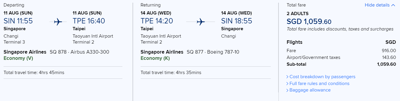 We found a way to book Singapore Airlines flights at bargain price - 6