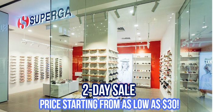 Superga runs 2-day sale at Westgate, shoes on with starting from $30 (1 - 2 2019) | MoneyDigest.sg