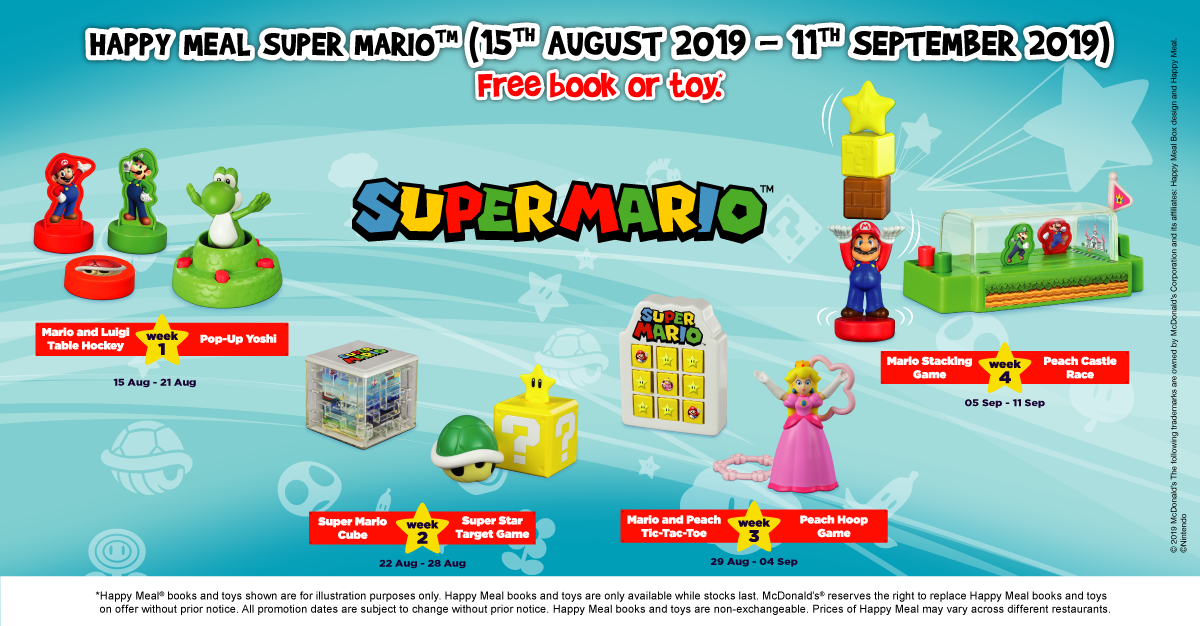 Super Mario toys now available in McDonald’s Happy Meals - 1
