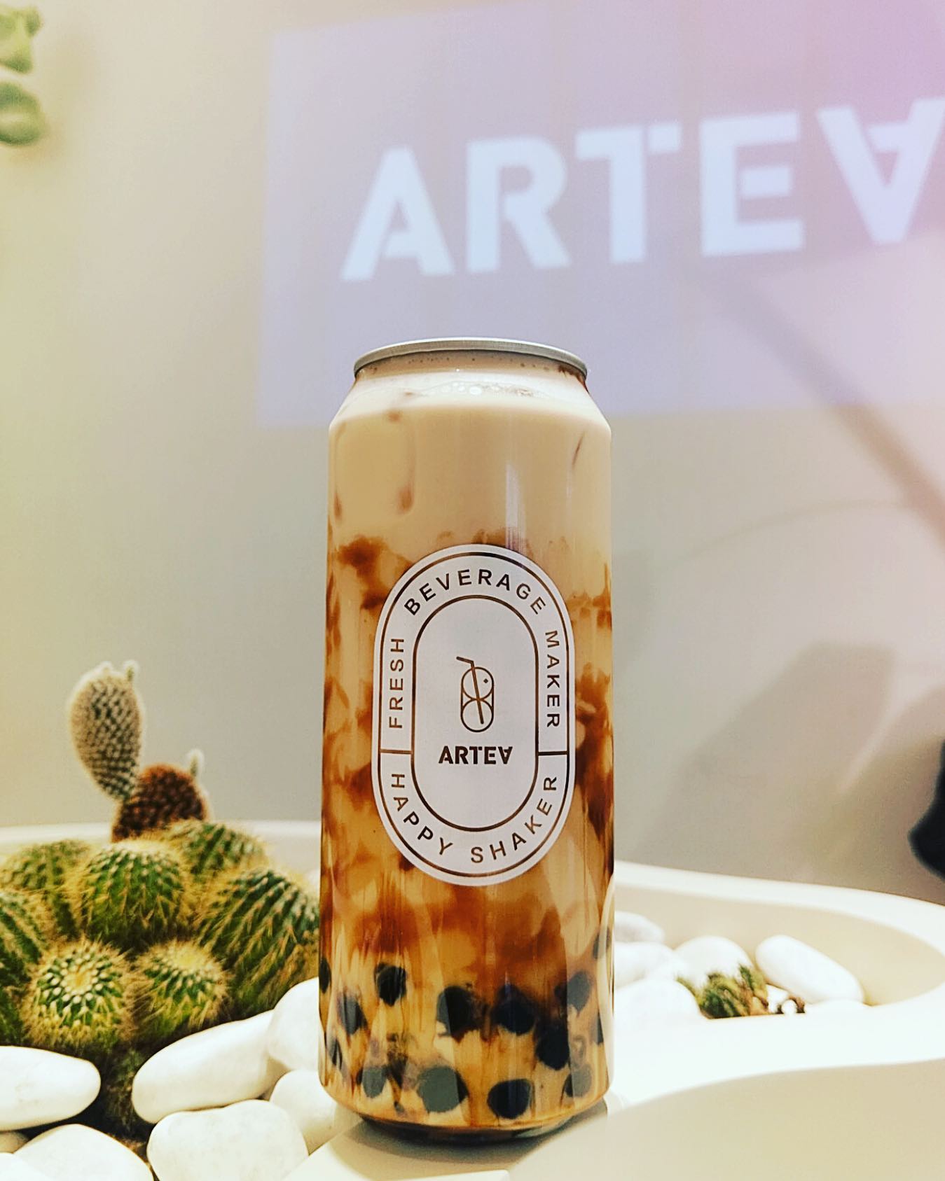 This cafe in Singapore sells Brown Sugar Bubble Milk in a can for $5.20 - 2