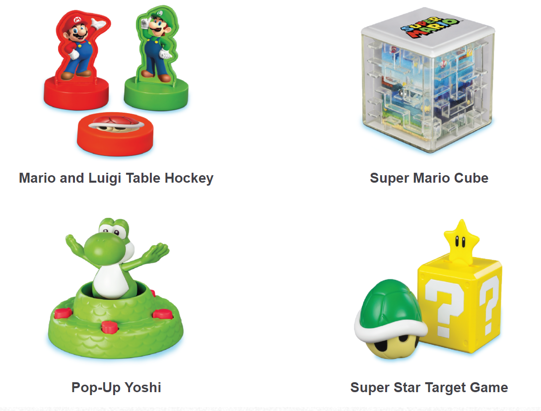 Super Mario Toys Now Available In McDonald’s Happy Meals Lobang Guru