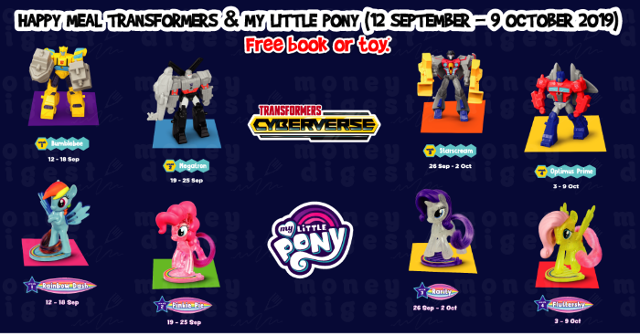 Mcdonalds happy meal hotsell toys september 2019