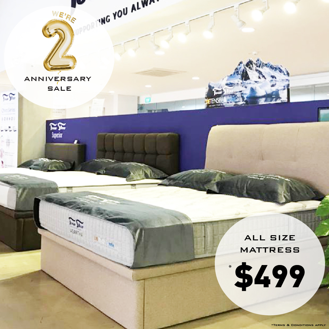 Four Star Mattress Flagship Gallery is celebrating its 2nd Anniversary