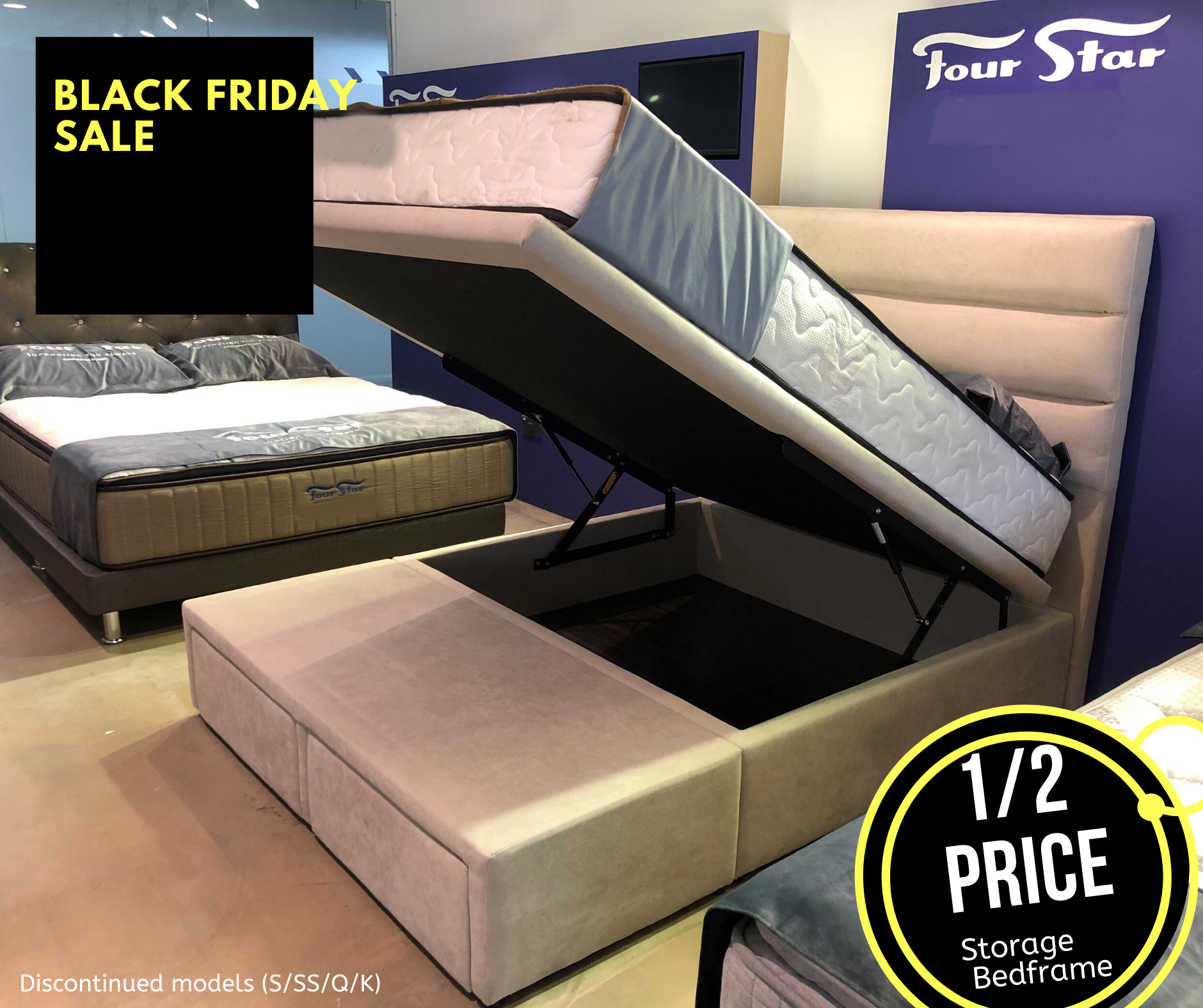 2 DAYS ONLY! 16 – 17 NOV Four Star Mattress Gallery is having Pre BLACK FRIDAY SALE with its largest discount this year! - 2