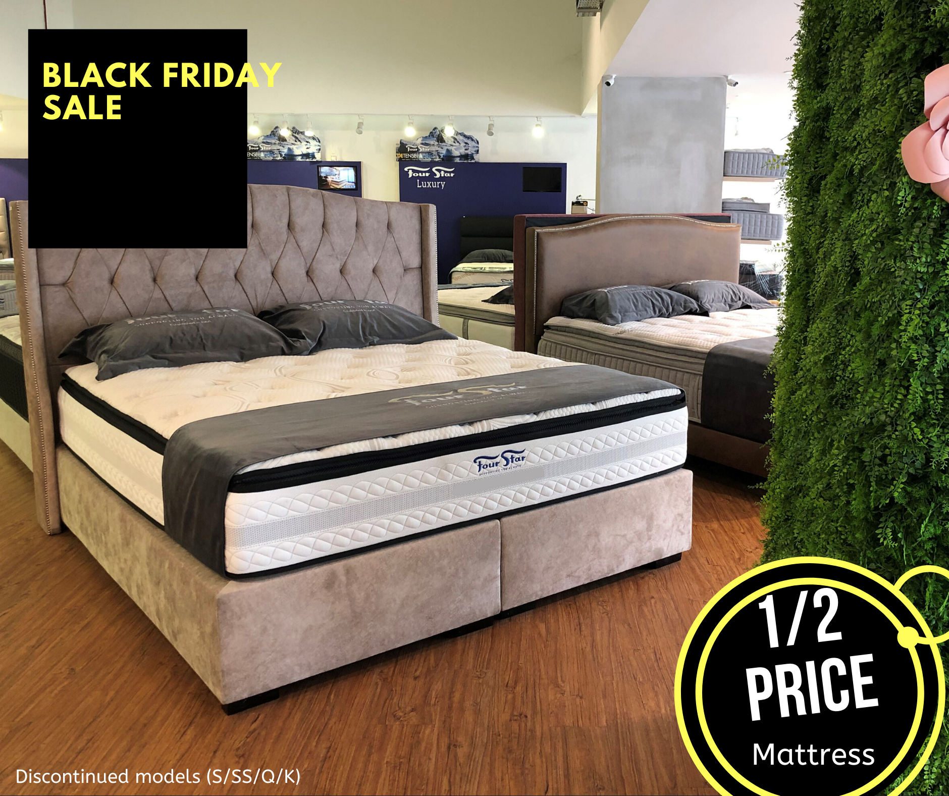 2 DAYS ONLY! 16 – 17 NOV Four Star Mattress Gallery is having Pre BLACK FRIDAY SALE with its largest discount this year! - 4