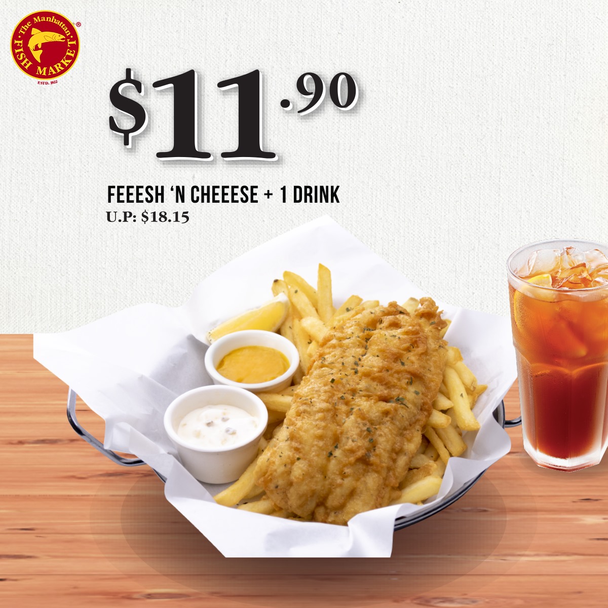 Flash these coupons from The Manhattan FISH MARKET on your mobile devices to enjoy great savings - 4