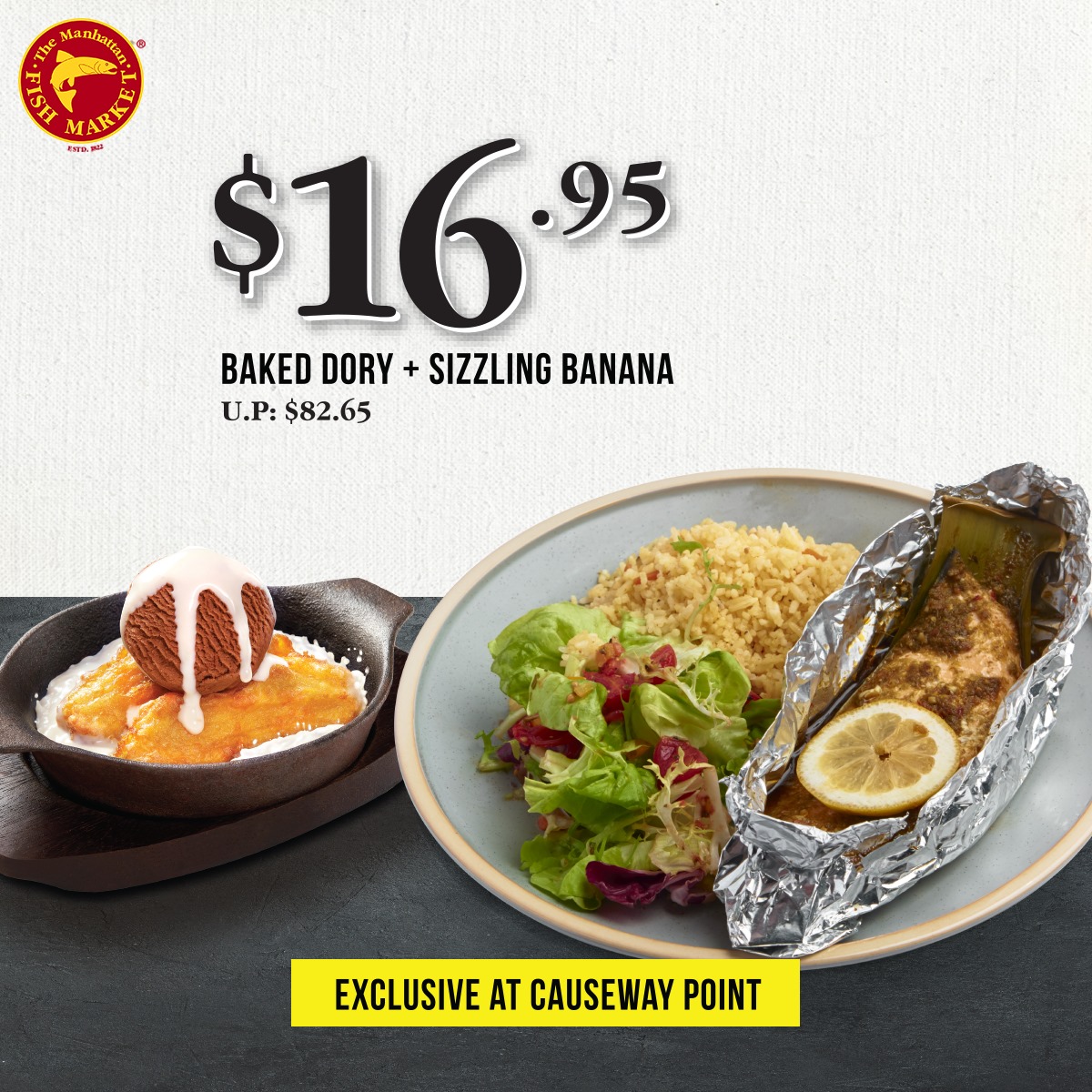 Flash these coupons from The Manhattan FISH MARKET on your mobile devices to enjoy great savings - 10