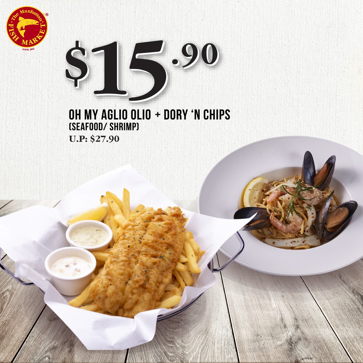 Flash these coupons from The Manhattan FISH MARKET on your mobile devices to enjoy great savings - 6