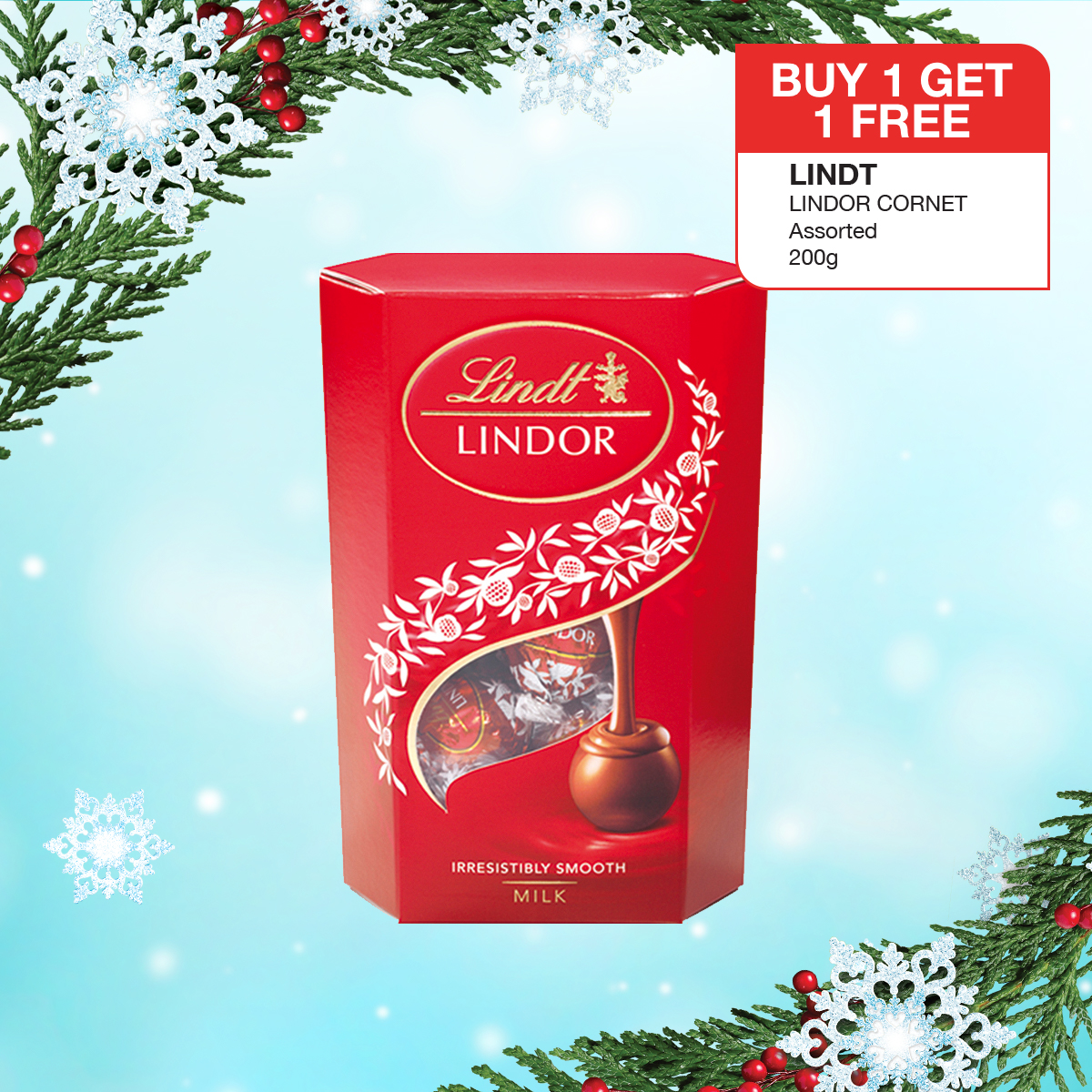2 DAYS ONLY: FairPrice is offering 1-for-1 Lindt Lindor Cornet Chocolates, 2-for-$2.95 Oreo Red Velvet & more from 23 – 24 Nov 19 - 1