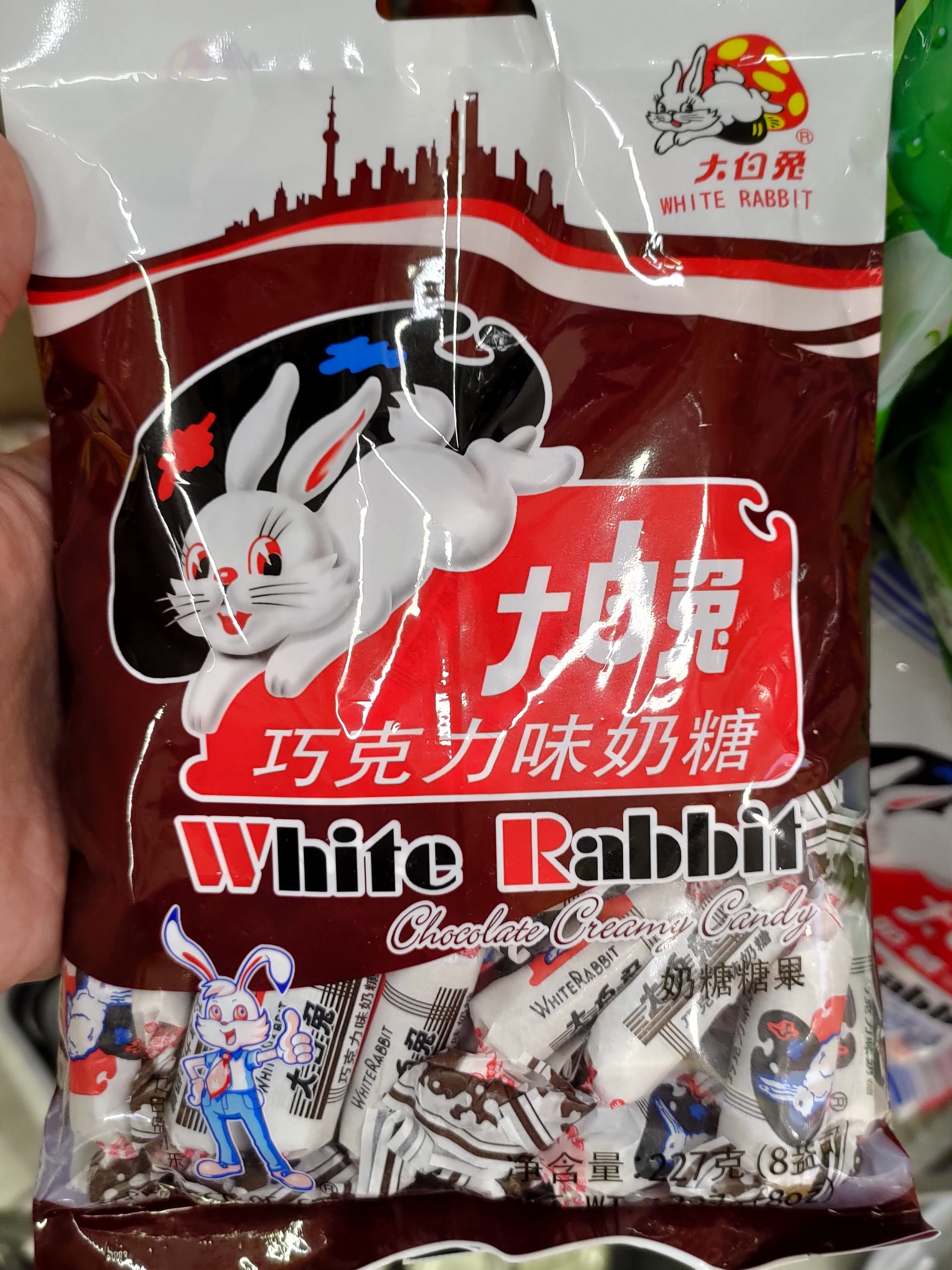 white rabbit candy tshirt