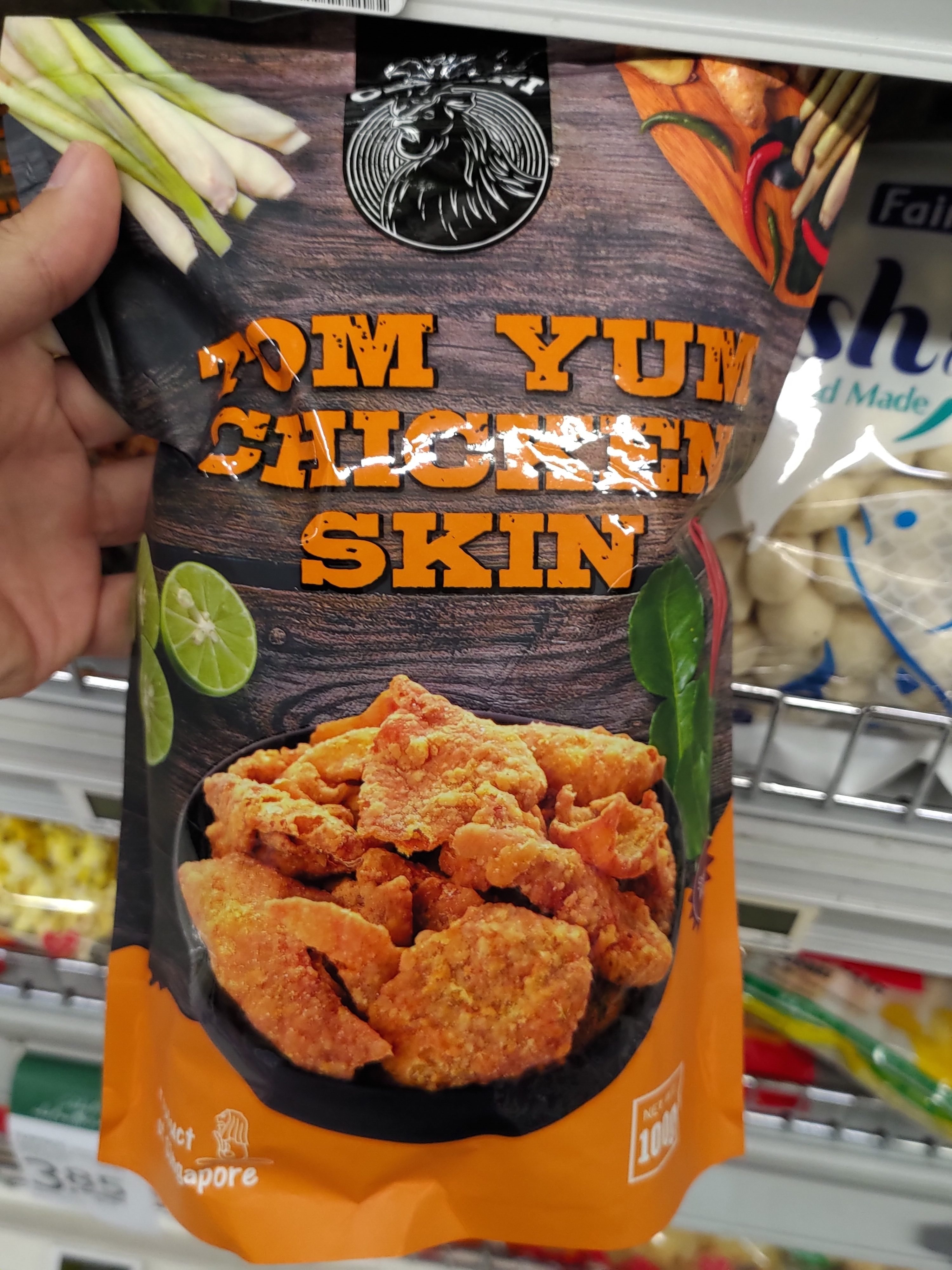 New Chicken Skin Snacks With Mala, Salted Egg and Tom Yum flavours are now found at FairPrice - 2