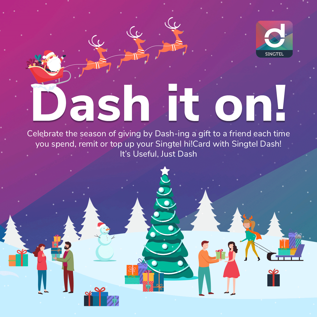 Singtel Dash wants you to ‘Dash It On’ This Christmas!