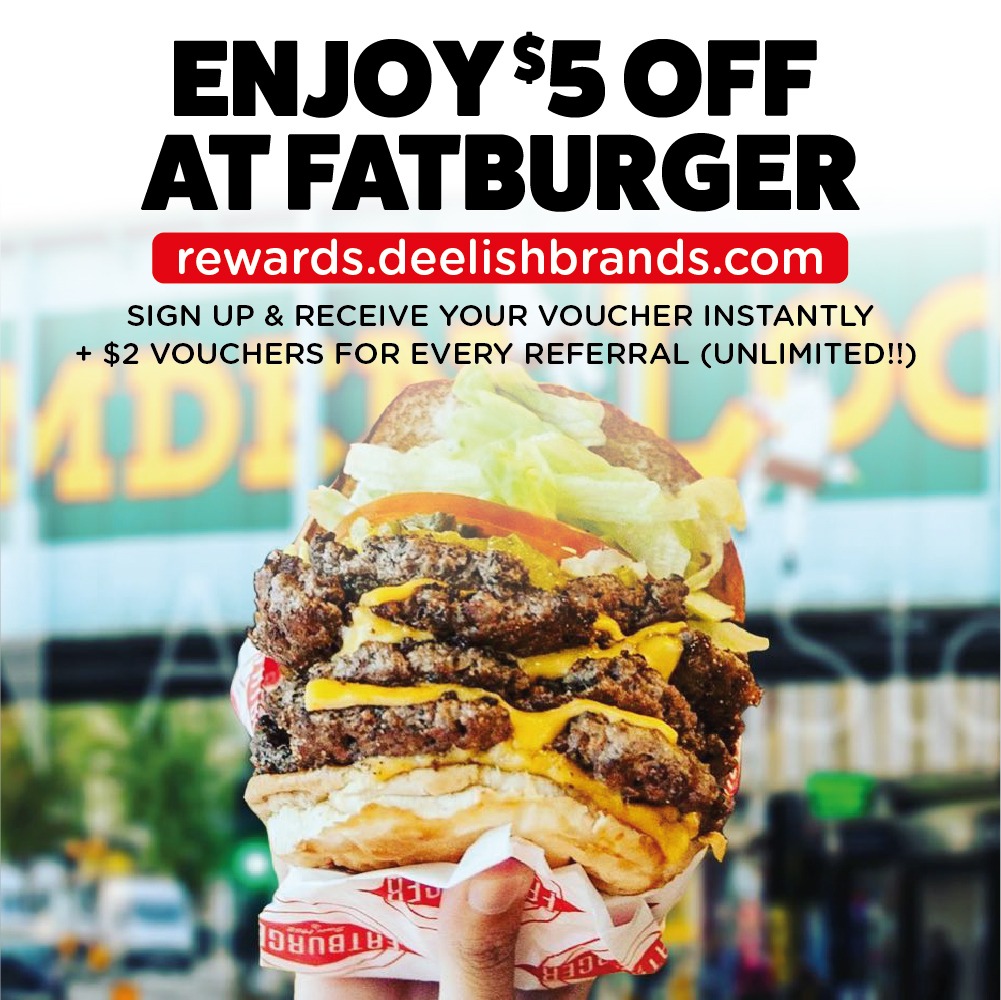 Get a FREE 5 from Fatburger and UNLIMITED 2 with every referral! No