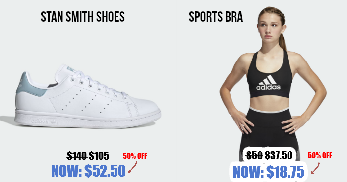 adidas shoes 50 discount