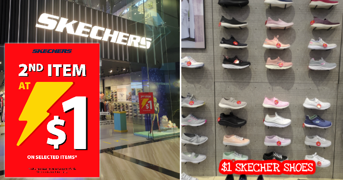 Grab a second pair of SKECHERS shoes for just 1 in their latest