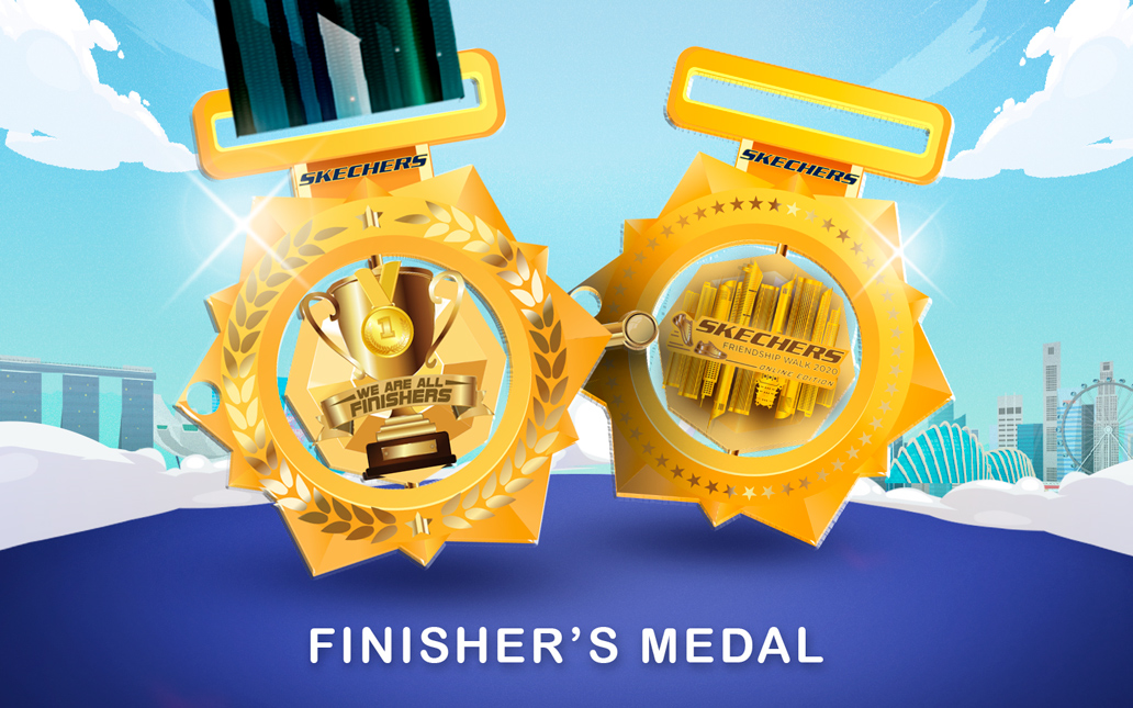 Skechers Friendship Walk 2020 medals