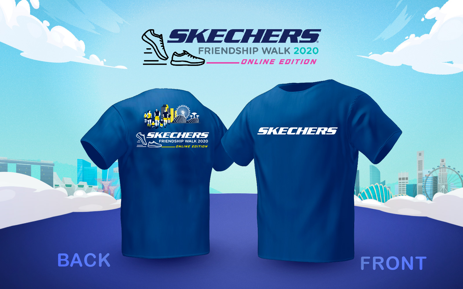 Skechers Friendship Walk 2020 t-shirts