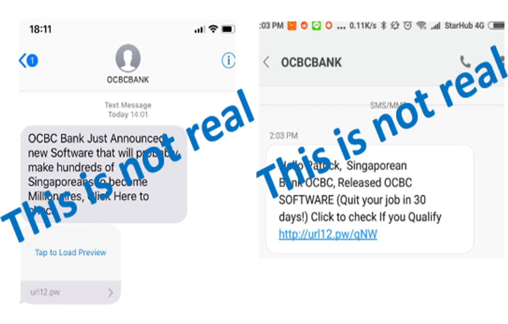 Banking-related phishing scams