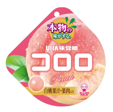 Cororo Fruit Juice Gummy Peach 40g