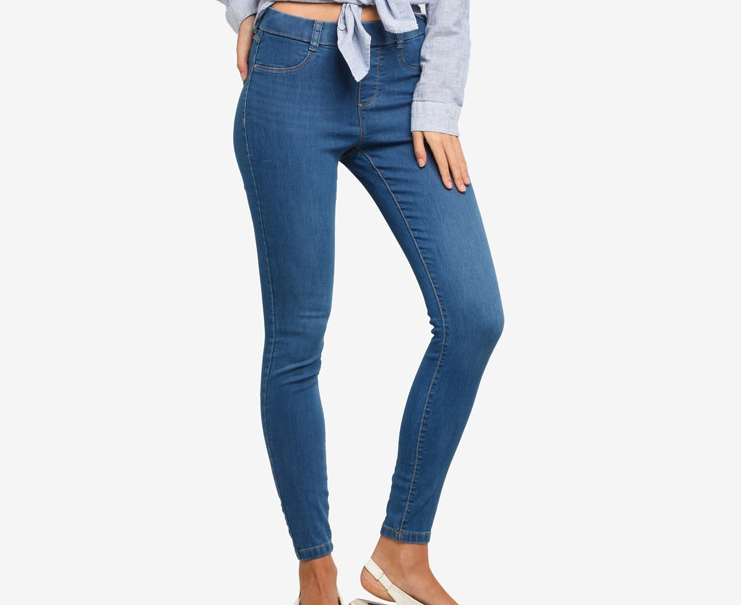 Dorothy Perkins Regular Midwash Eden Jeans