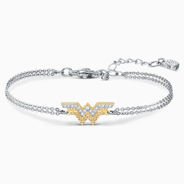 FIT WONDER WOMAN BRACELET, GOLD TONE, MIXED METAL FINISH