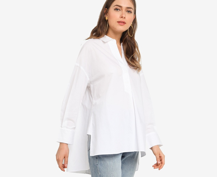 French Connection Aoko Rhodes Popover Shirt