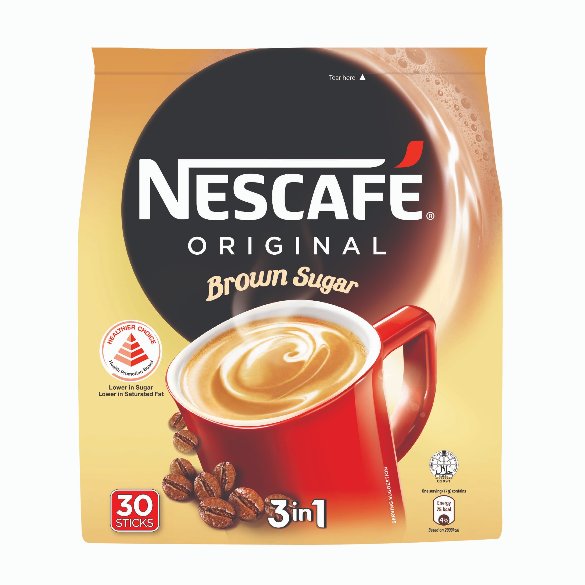 Nescafe 3in1 Original Brown Sugar Coffee