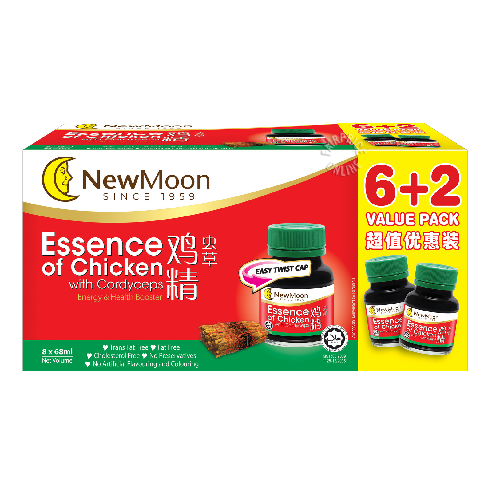 New Moon Essence of Chicken - Cordyceps