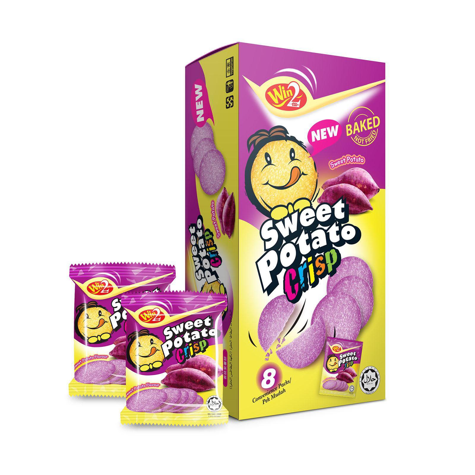 Potato Crackers Sweet Potato Flavour 8sX20g