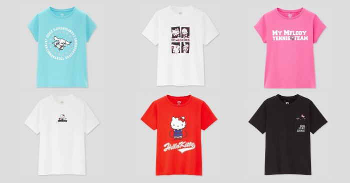 Uniqlo launches new Sanrio character UTs from $12.90, giving away free ...