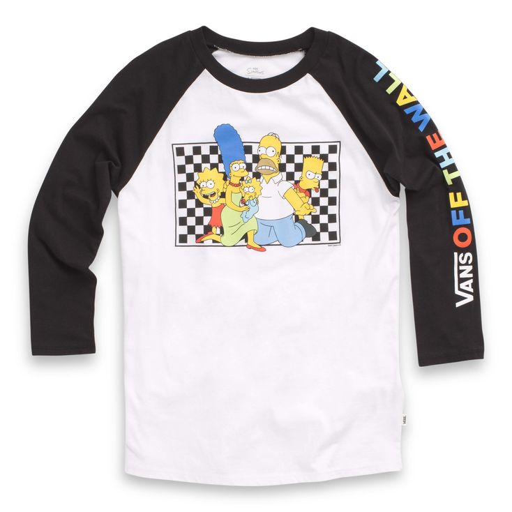 VANS X THE SIMPSONS FAMILY RAGLAN T-SHIRT