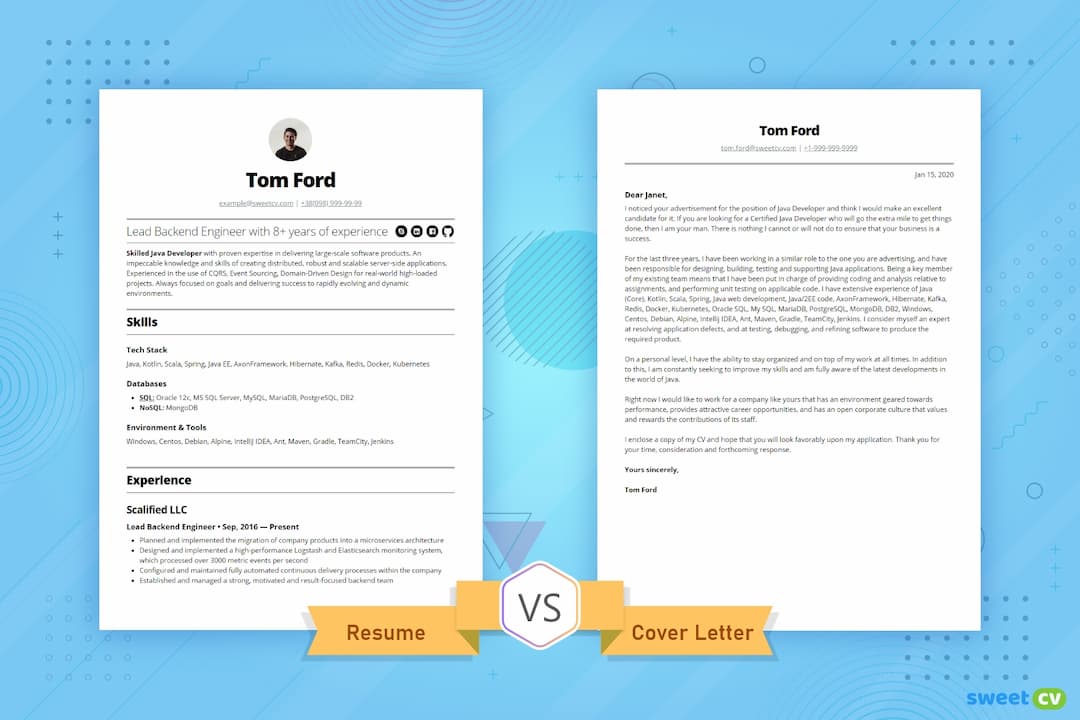 What Is The Difference Between A Cover Letter And Resume
