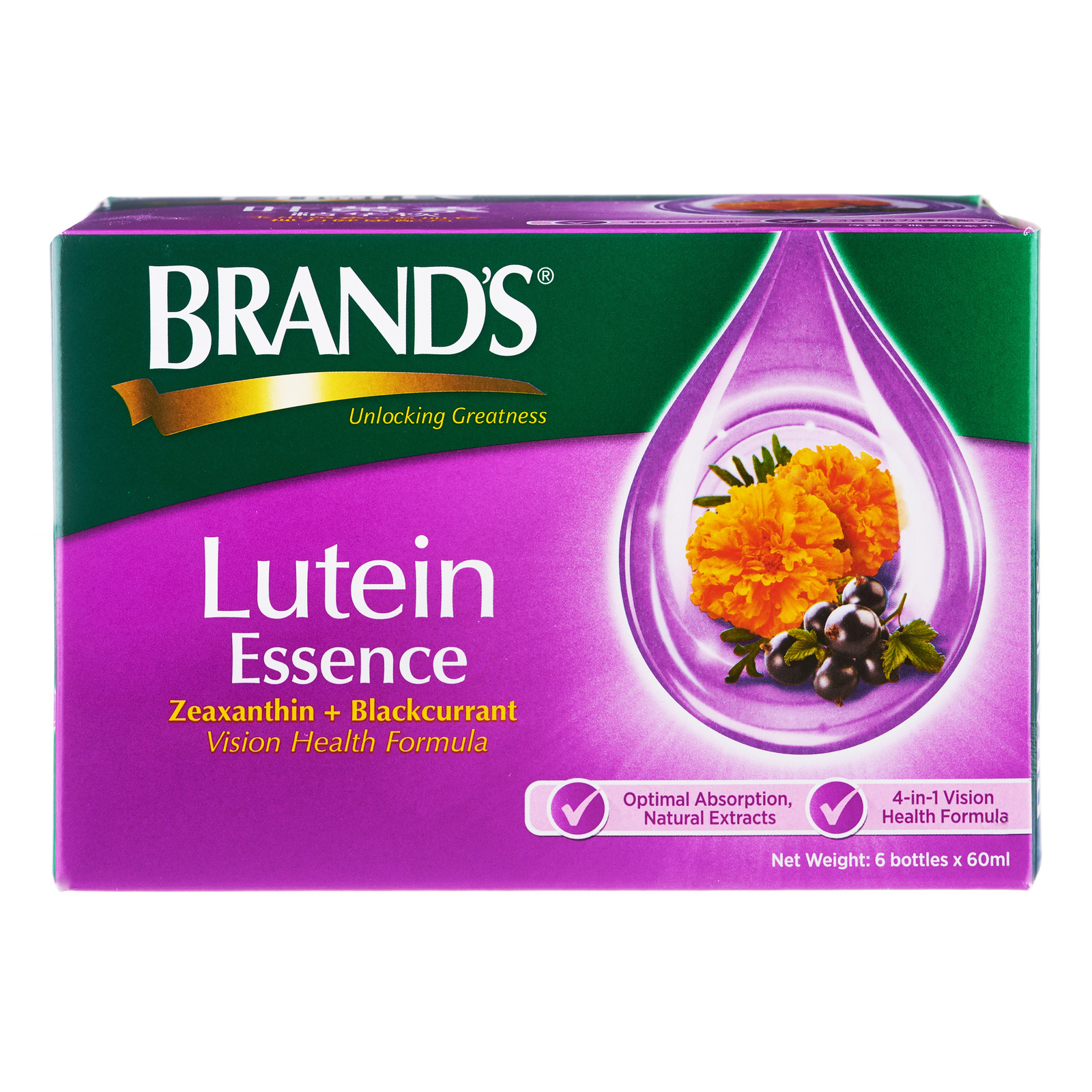 Brand's Lutein Essence - Zeaxanthin + Blackcurrant