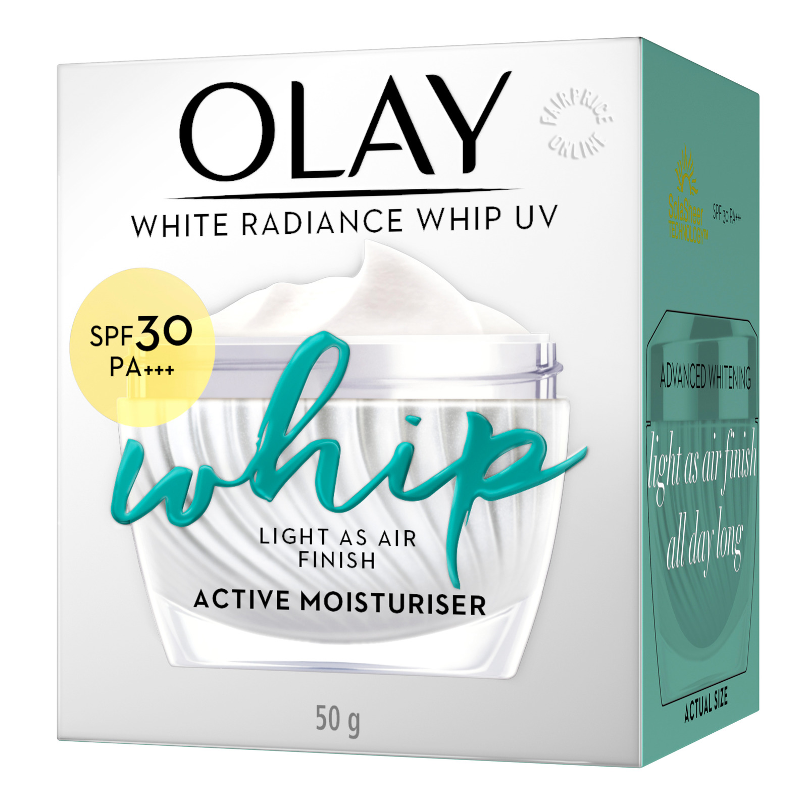 Olay White Radiance Whip UV Active Moisturier (SPF 30)