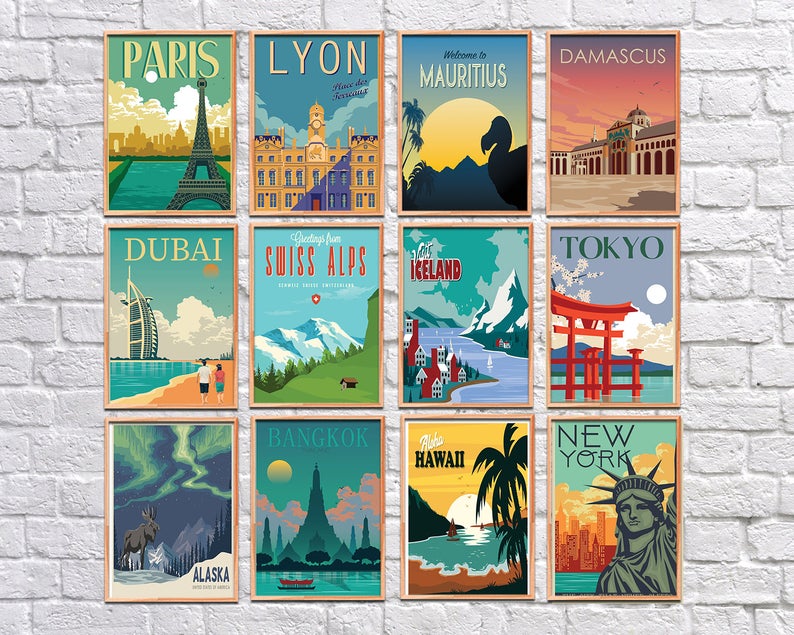 Retro Travel Posters