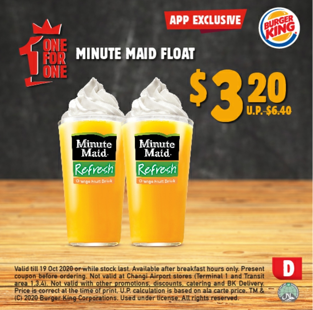 Burger King offering 1-for-1 Single Mushroom Swiss and more from 14 Sep – 19 Oct 20 - 8