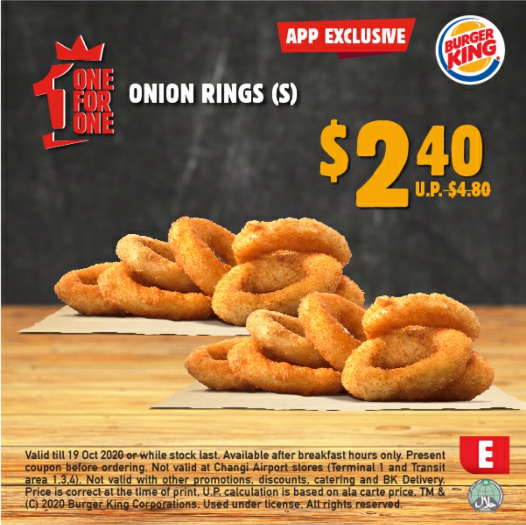 Burger King offering 1-for-1 Single Mushroom Swiss and more from 14 Sep – 19 Oct 20 - 6