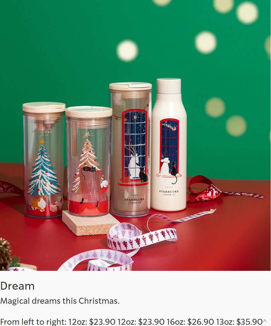 Starbucks launching new Christmas cups and tumblers from 2 November 20 - 12