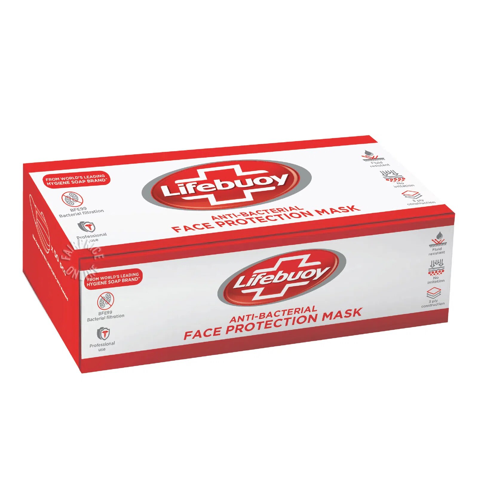 Lifebuoy Anti-Bacterial Face Protection Mask (3 Ply)