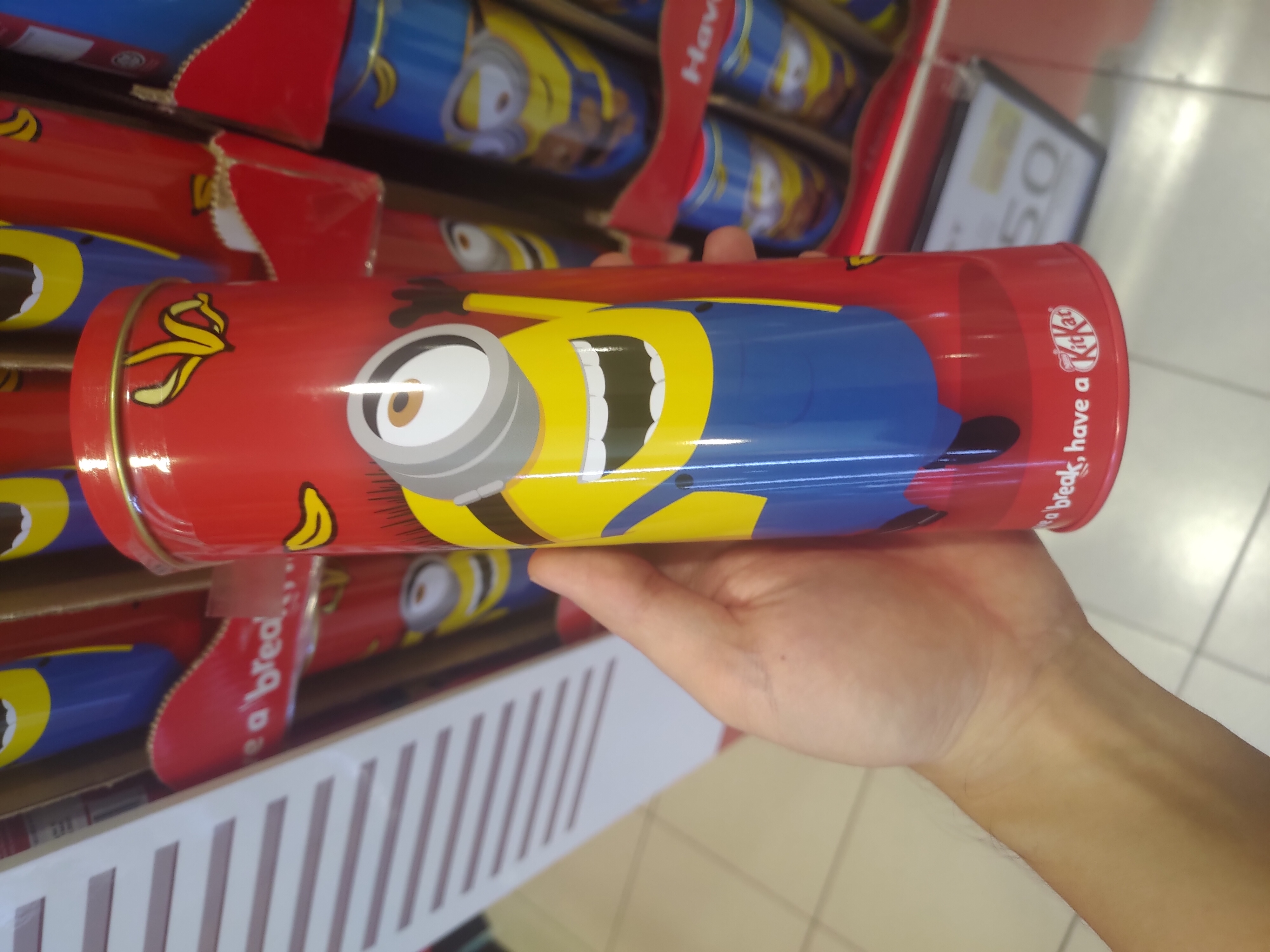 Free Limited Edition Minion Cooler Bag when you purchase Kit Kat at FairPrice - 12