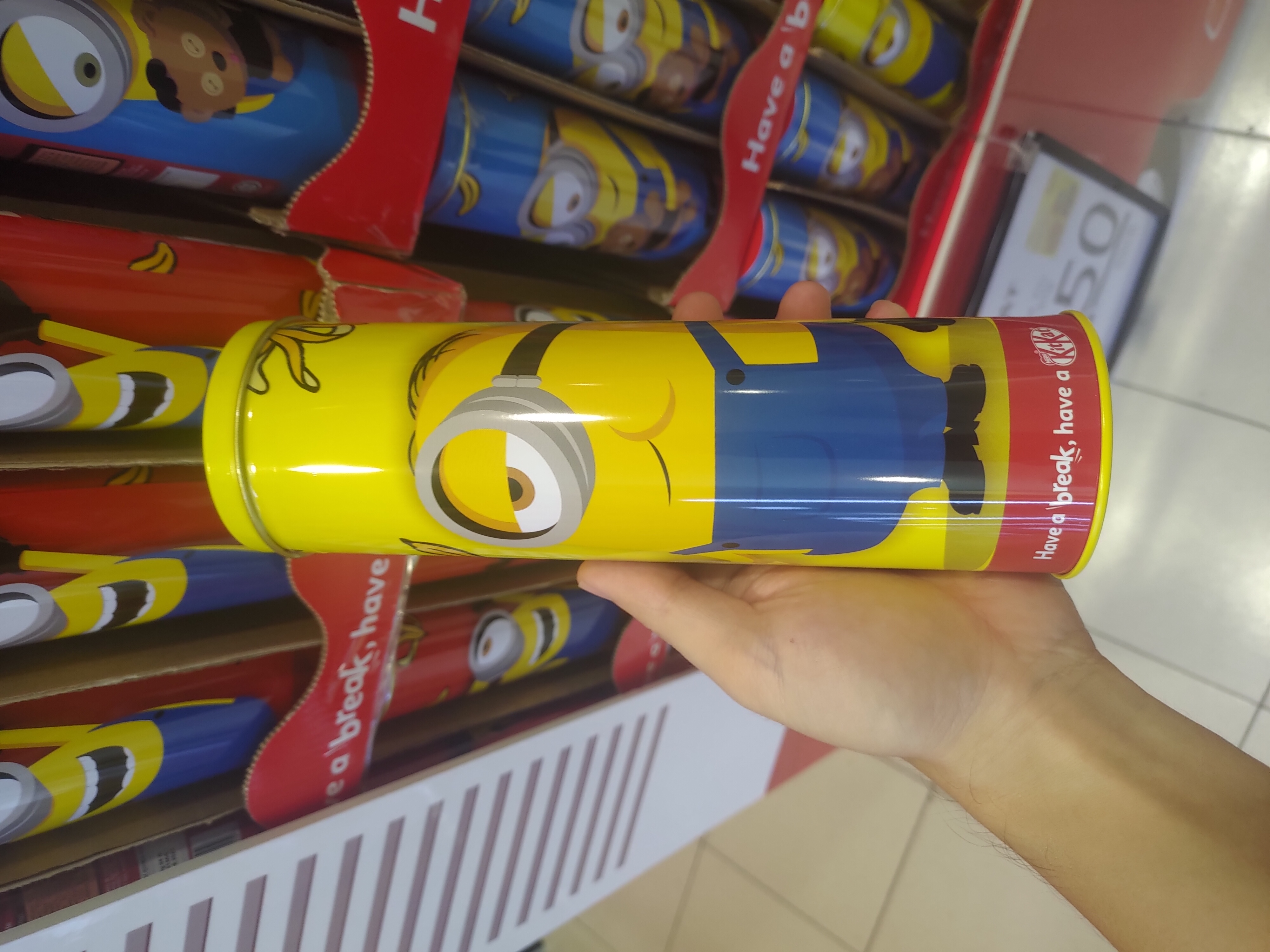 Free Limited Edition Minion Cooler Bag when you purchase Kit Kat at FairPrice - 10