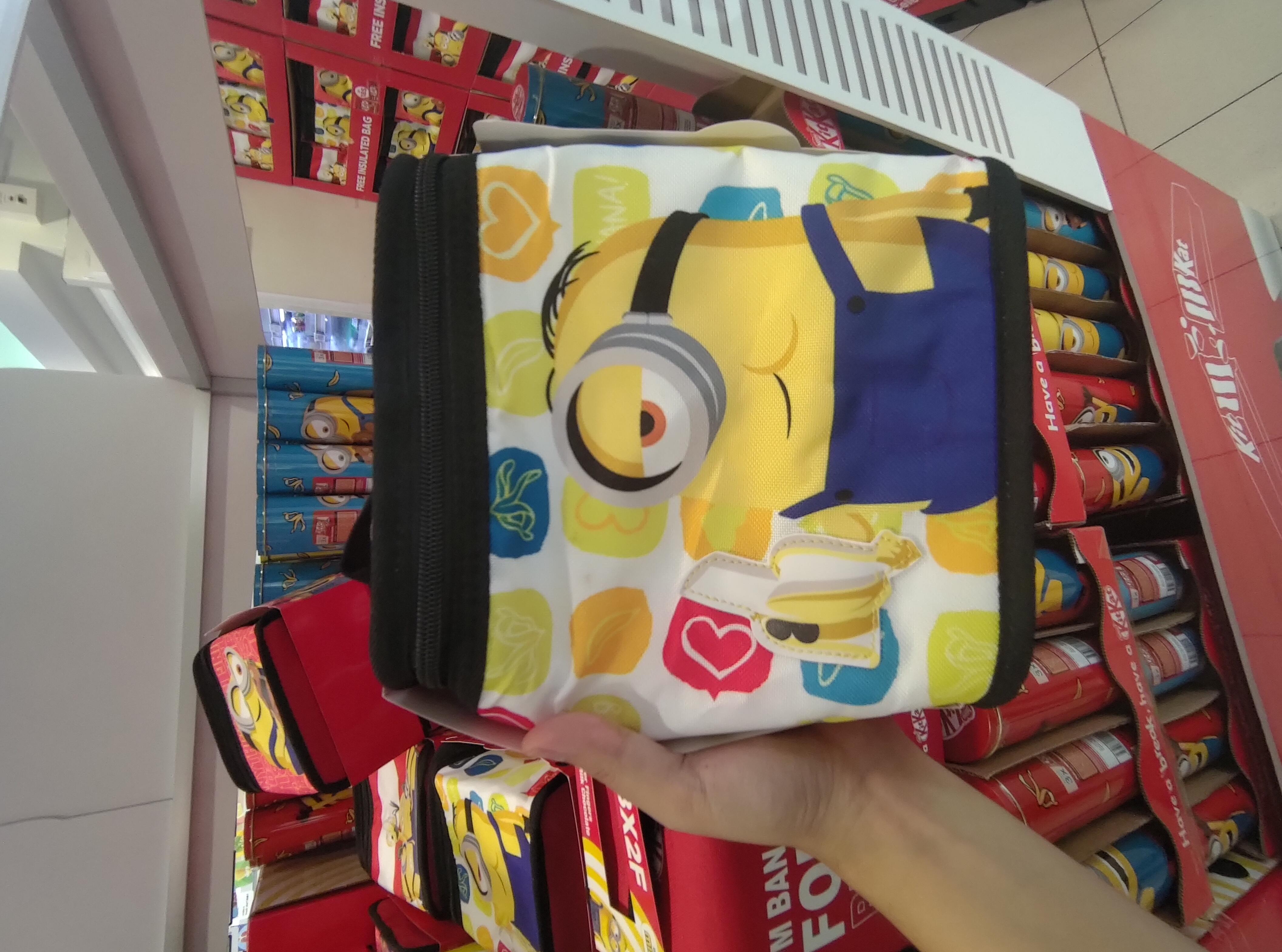 Free Limited Edition Minion Cooler Bag when you purchase Kit Kat at FairPrice - 5