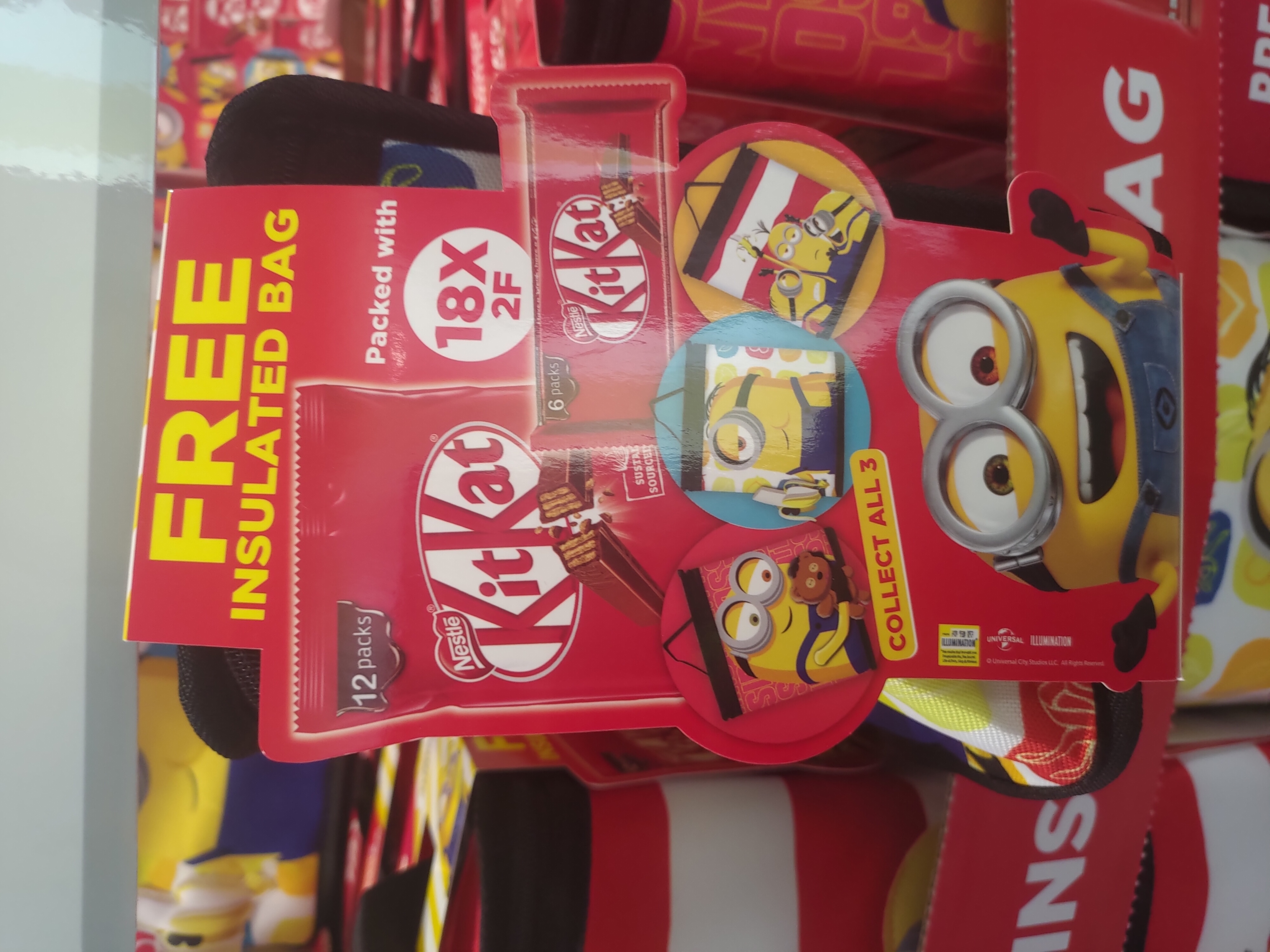 Free Limited Edition Minion Cooler Bag when you purchase Kit Kat at FairPrice - 2