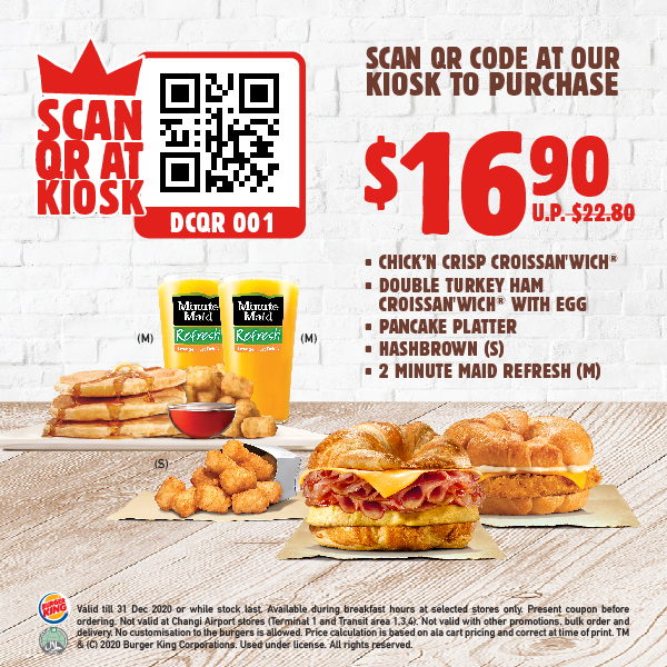 10 Burger King Coupons for use from now till 31 Dec 2020 - 1