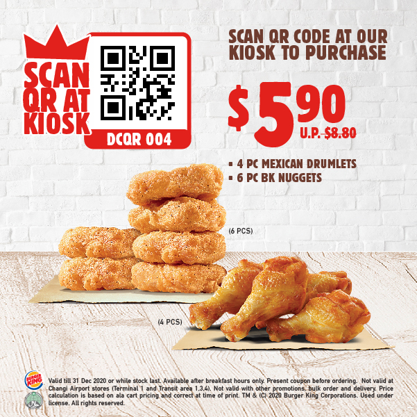 10 Burger King Coupons for use from now till 31 Dec 2020 - 4