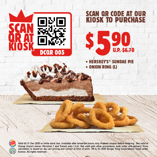10 Burger King Coupons for use from now till 31 Dec 2020 - 5