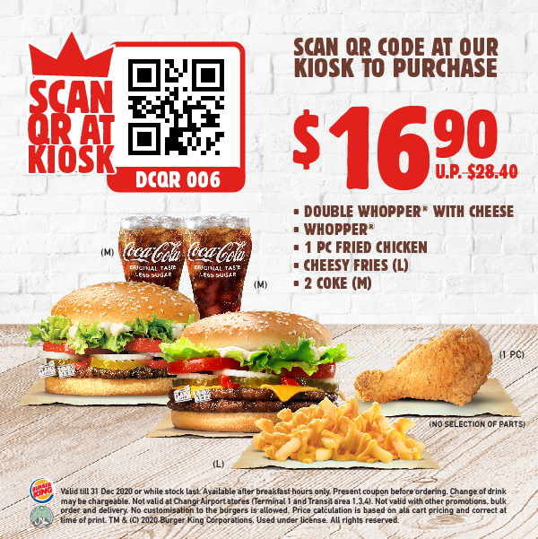 10 Burger King Coupons for use from now till 31 Dec 2020 - 6
