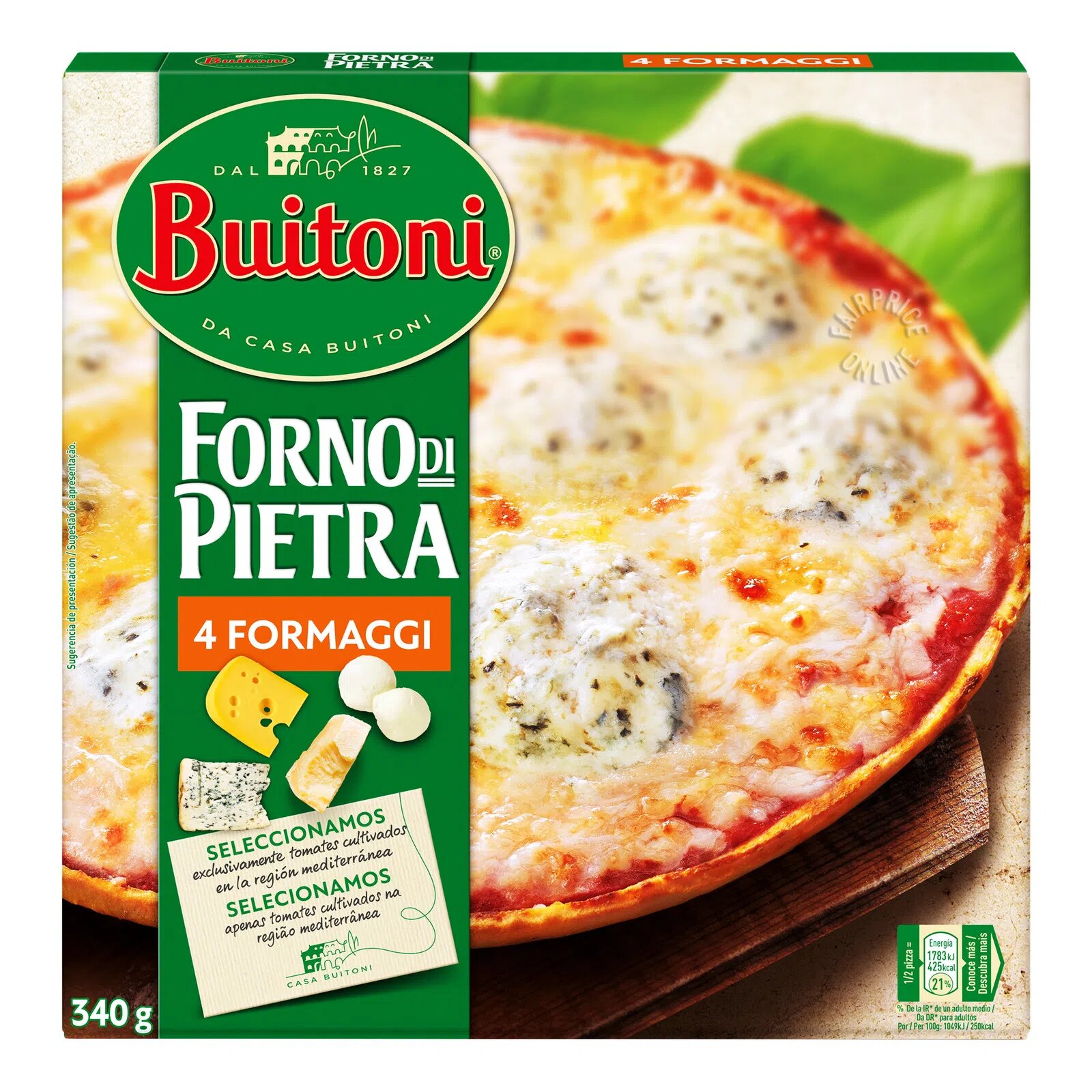 Buitoni Thin Crust Pizza - Four Cheese